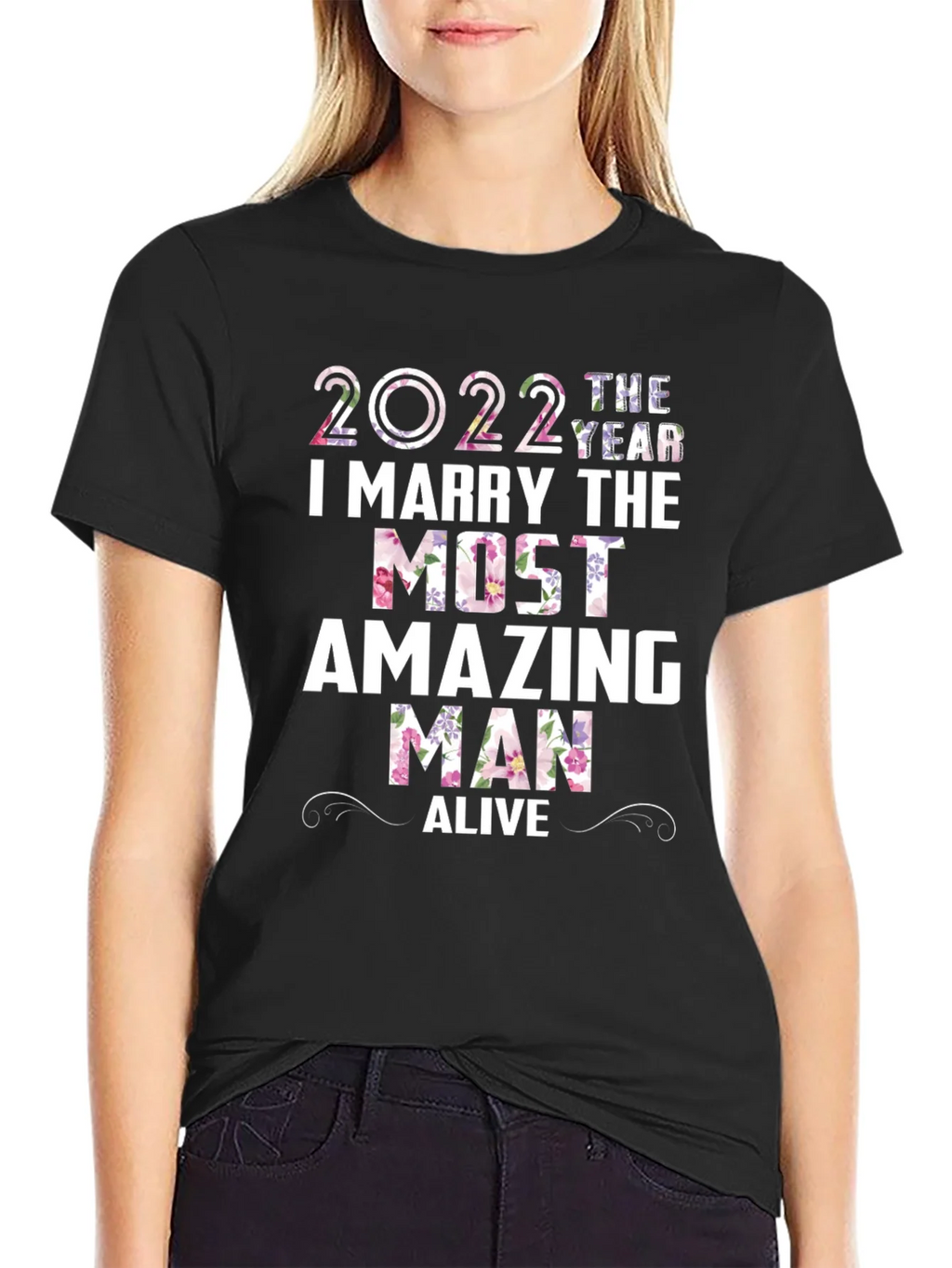 2022 Floral Wedding Groom T-Shirt product image 4