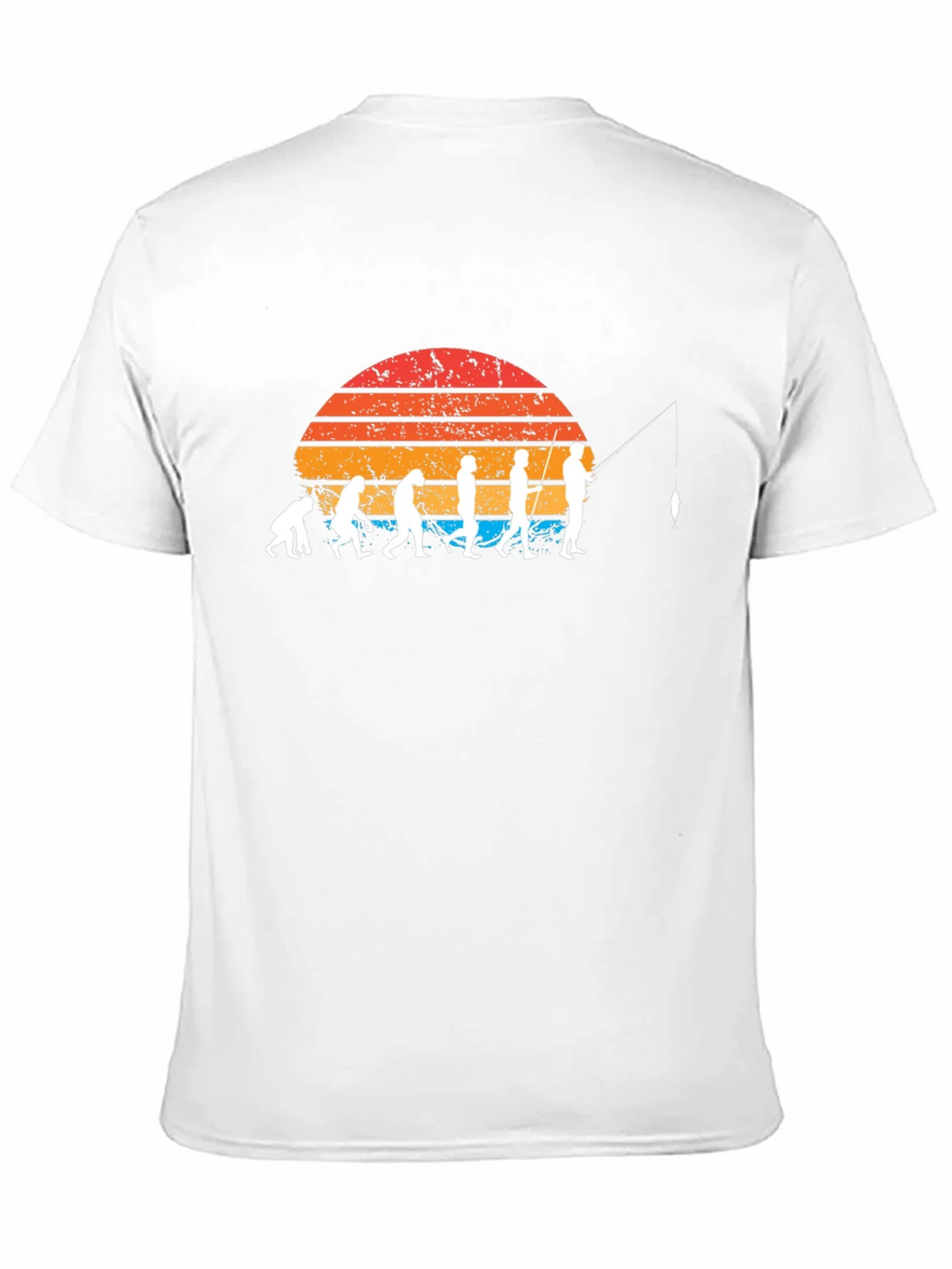 Evolution of Fishing T-Shirt - Retro Style product image 2