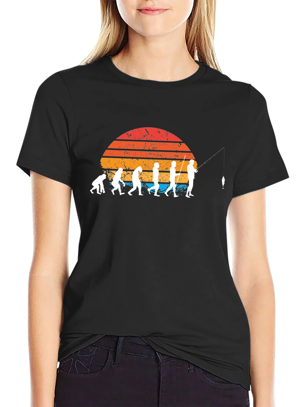 Evolution of Fishing T-Shirt - Retro Style product image 5
