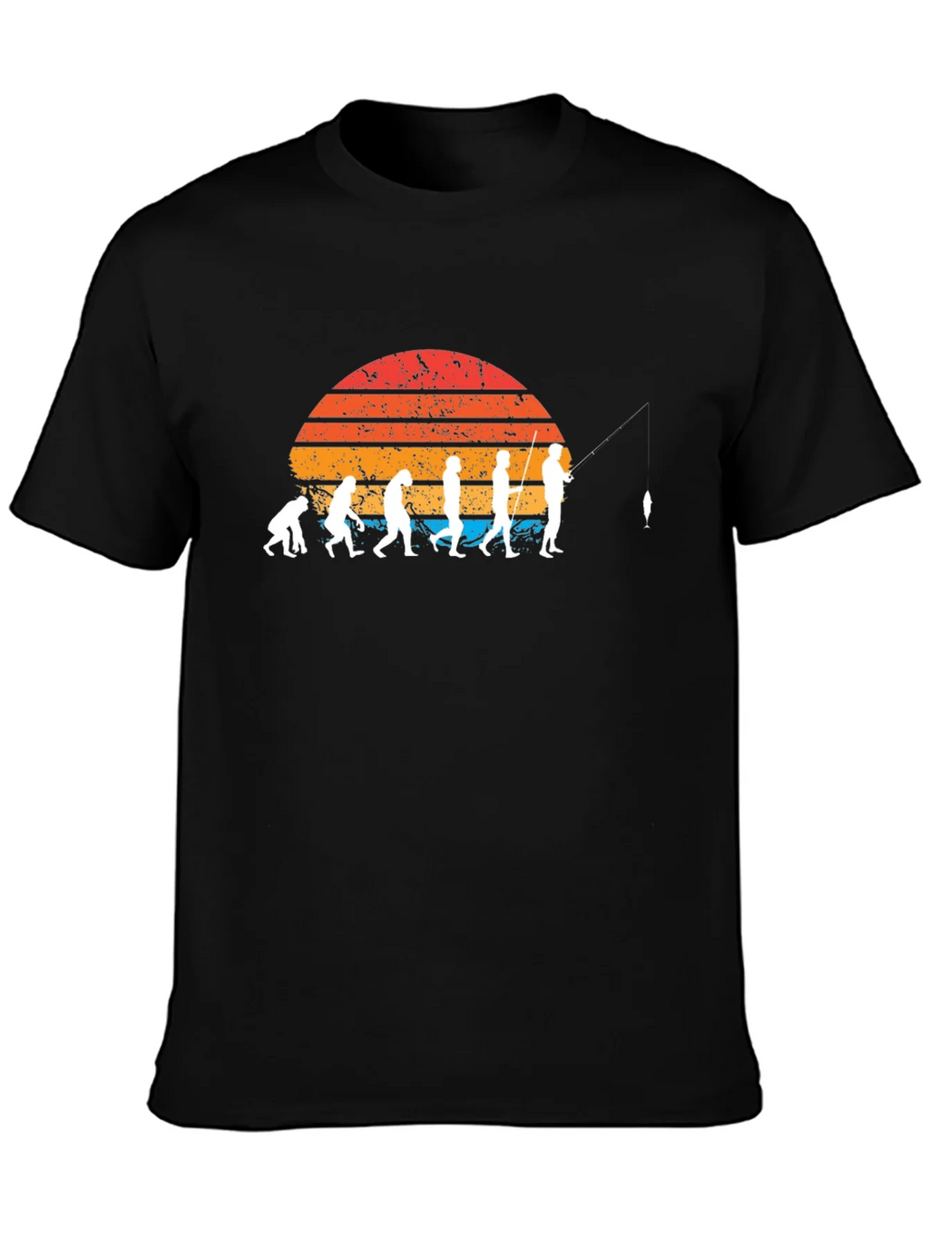 Evolution of Fishing T-Shirt - Retro Style product image 6
