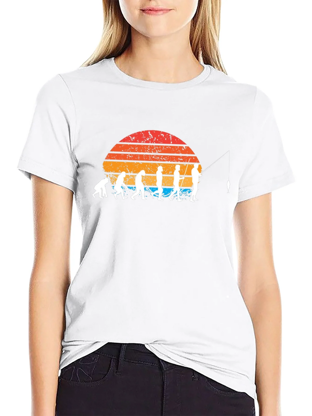 Evolution of Fishing T-Shirt - Retro Style product image 11