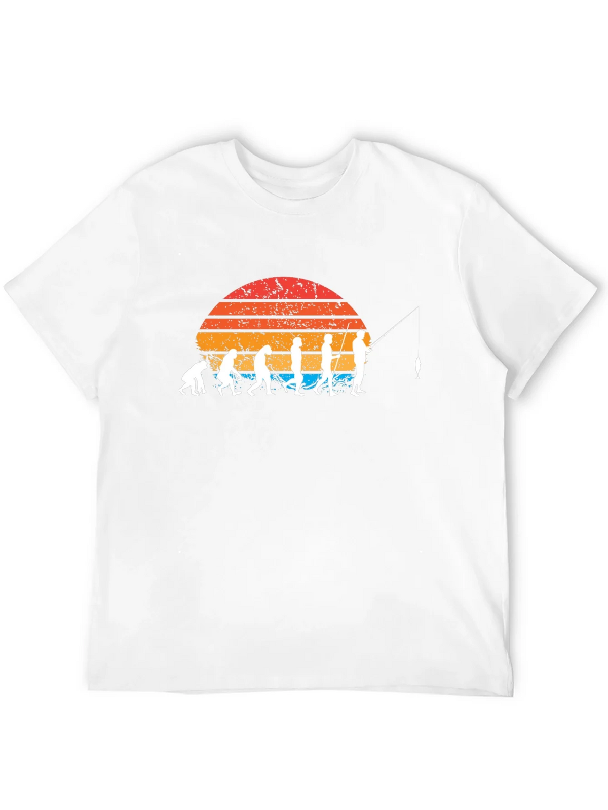 Evolution of Fishing T-Shirt - Retro Style product image 3