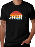 Evolution of Fishing T-Shirt - Retro Style product image 1