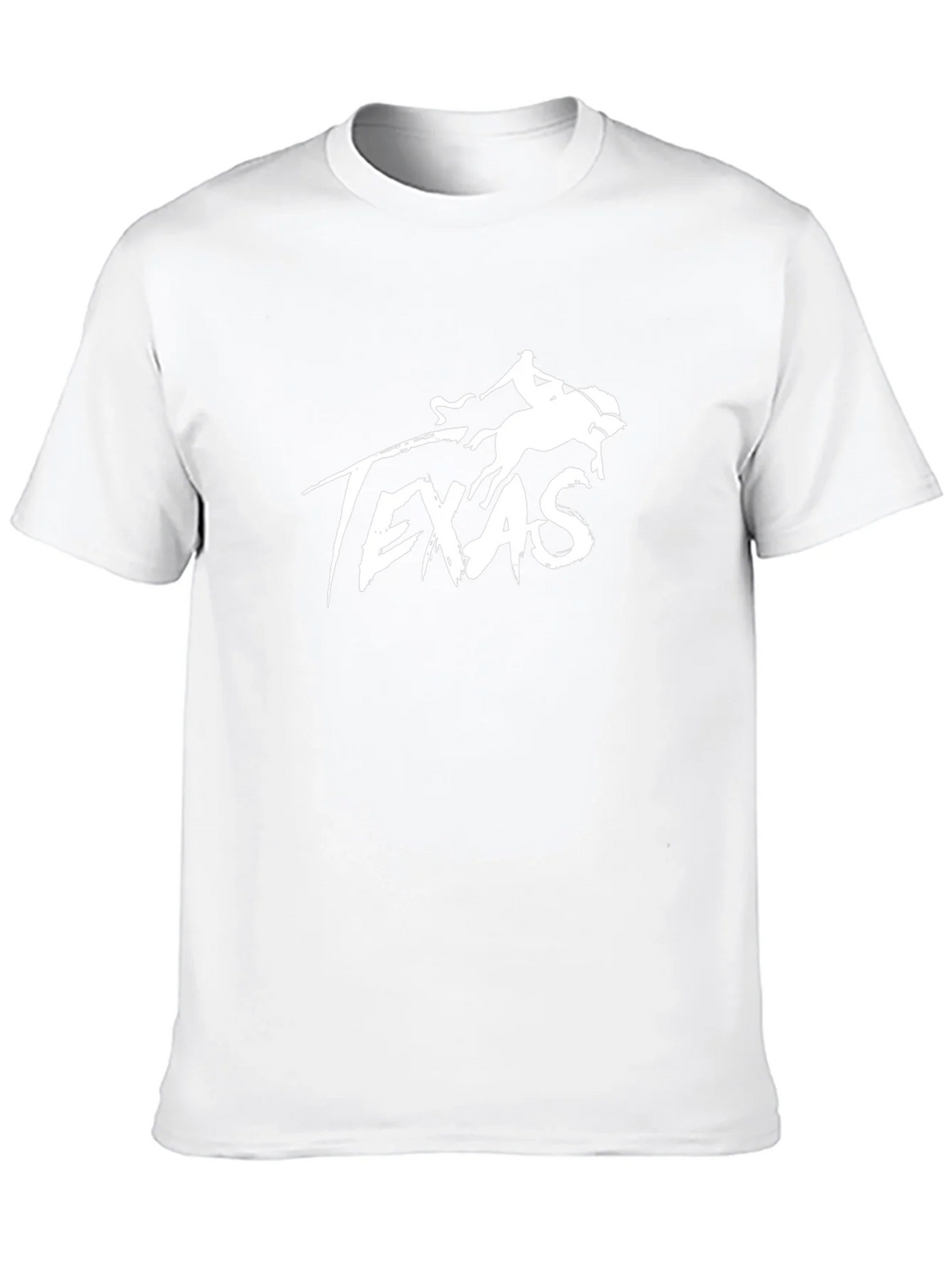 Texas Horse Rider Graphic Tee - Black Cotton Blend product image 12