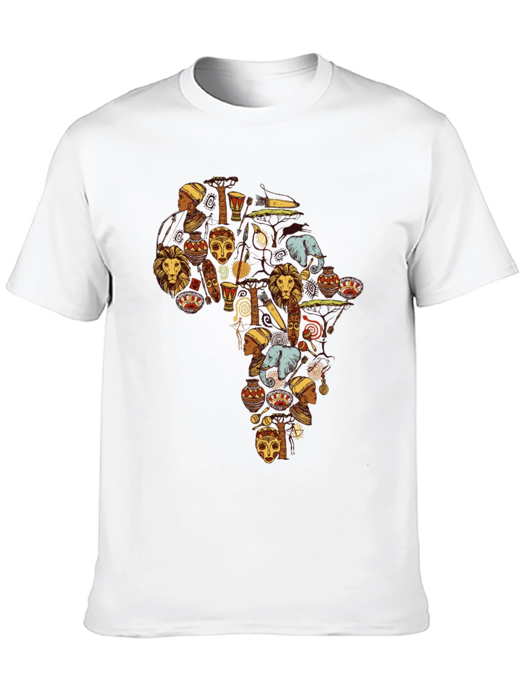 Africa Continent Art T-Shirt - Graphic Tee product image 6