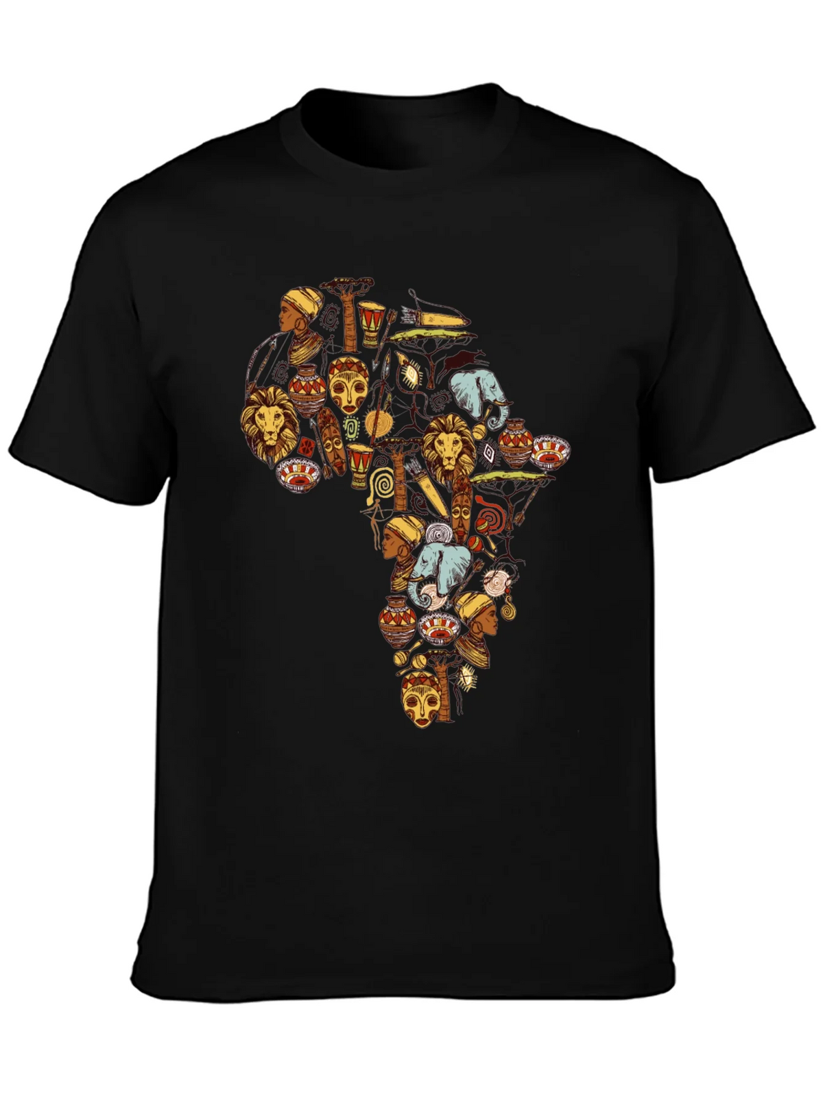 Africa Continent Art T-Shirt - Graphic Tee product image 3