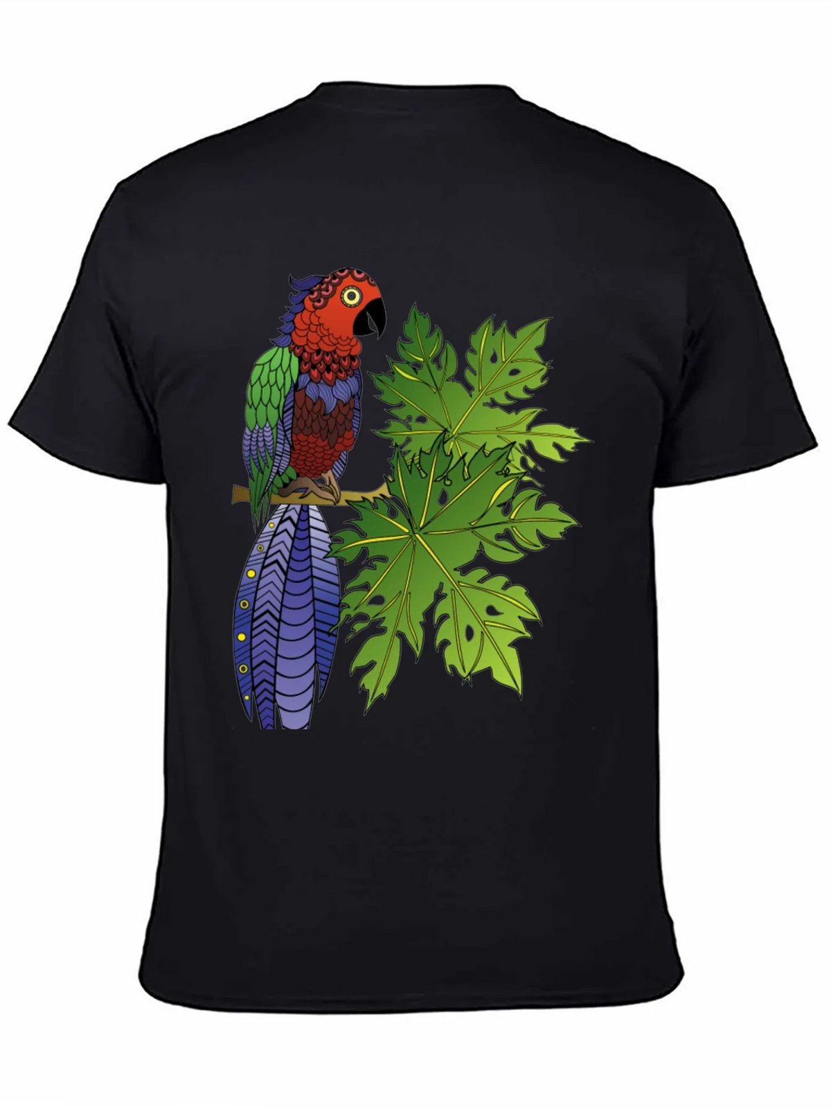 Tropical Parrot Graphic Tee - Nature Inspired product image 7