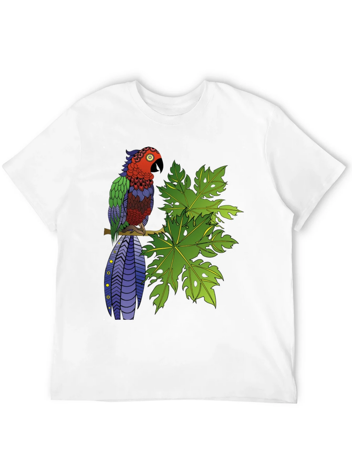 Tropical Parrot Graphic Tee - Nature Inspired product image 3