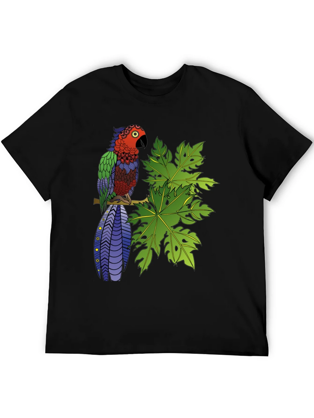 Tropical Parrot Graphic Tee - Nature Inspired product image 8