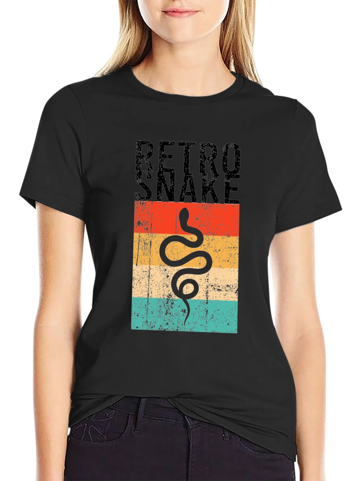 Retro Snake Graphic T-Shirt product image 4