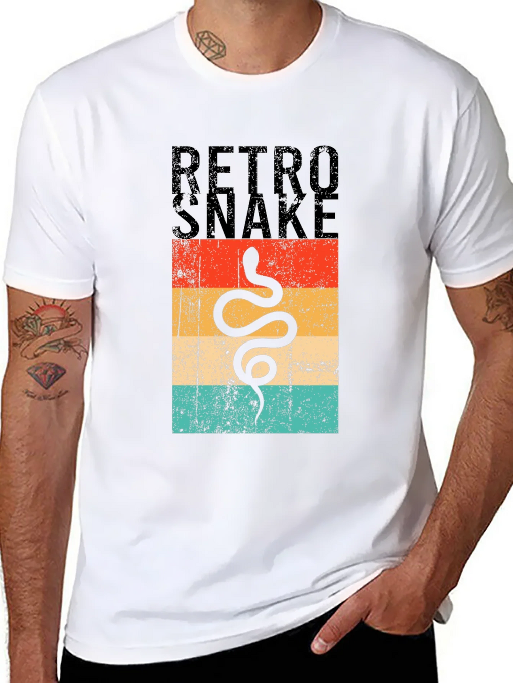 Retro Snake Graphic T-Shirt product image 7