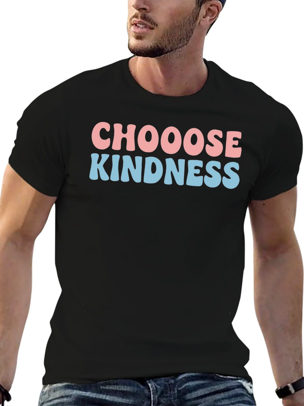 Choose Kindness T-Shirt - Black Short Sleeve product image 8