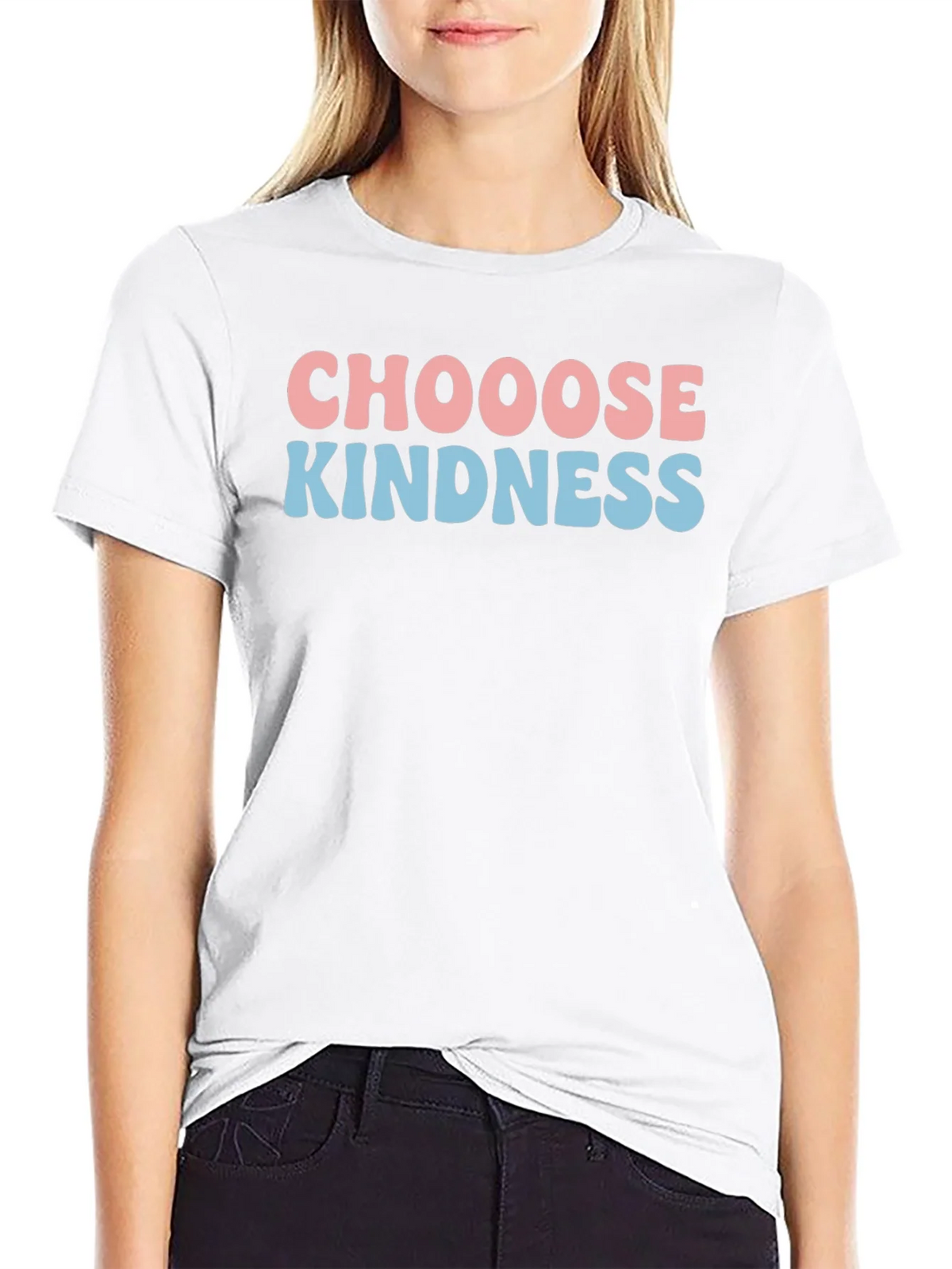 Choose Kindness T-Shirt - Black Short Sleeve product image 10