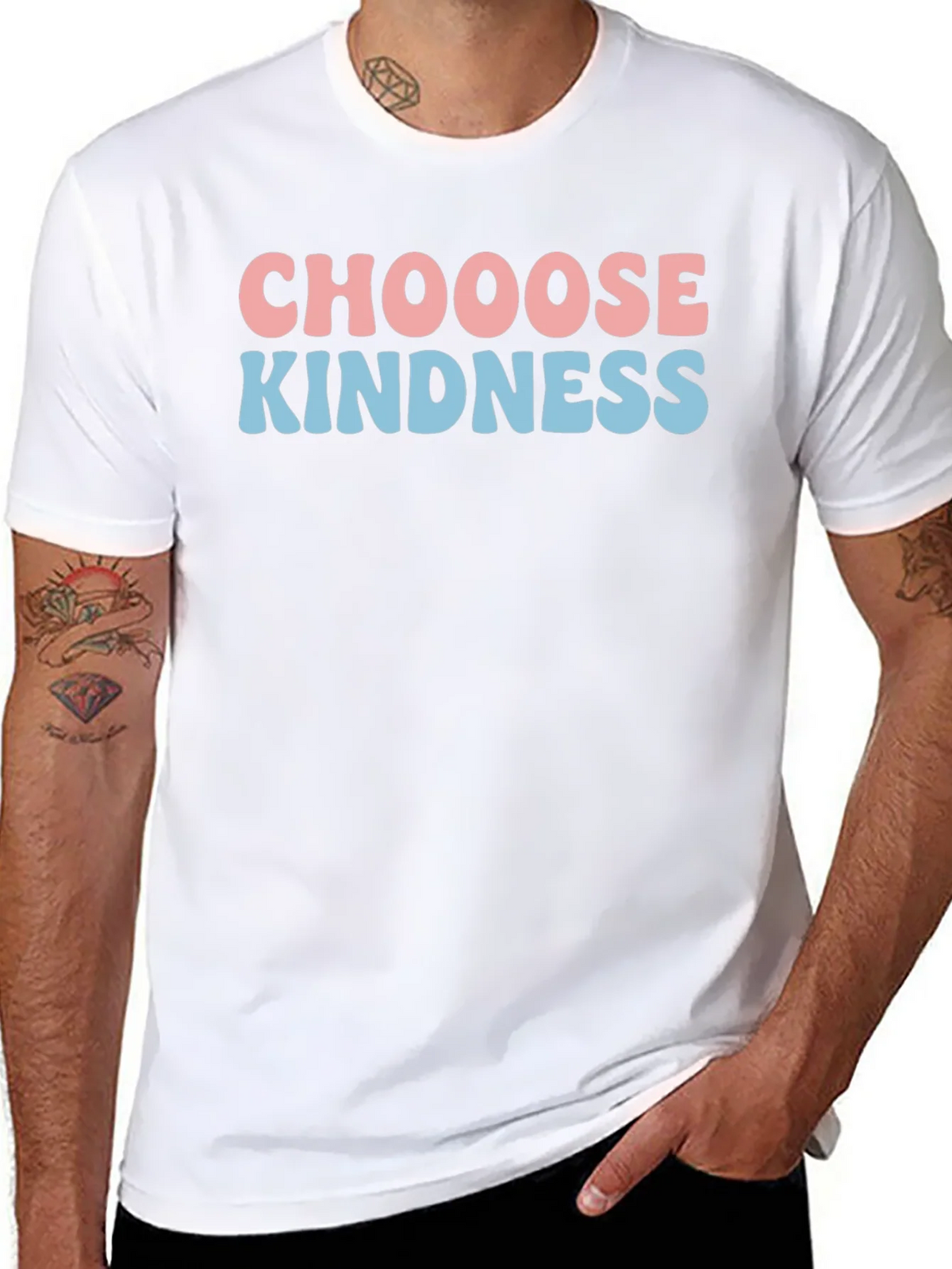 Choose Kindness T-Shirt - Black Short Sleeve product image 9