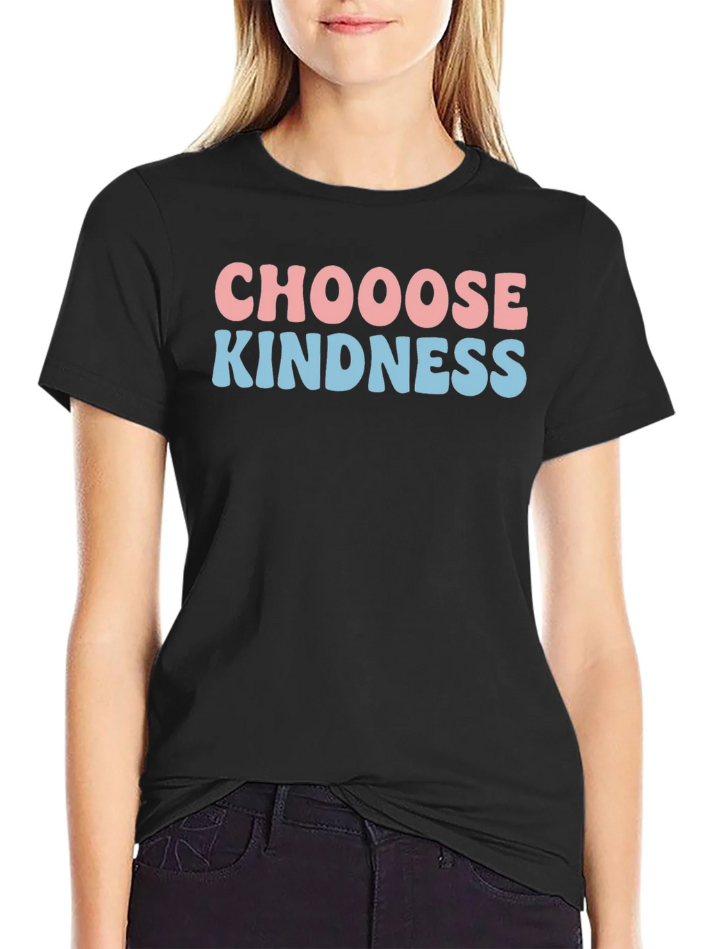 Choose Kindness T-Shirt - Black Short Sleeve product image 4