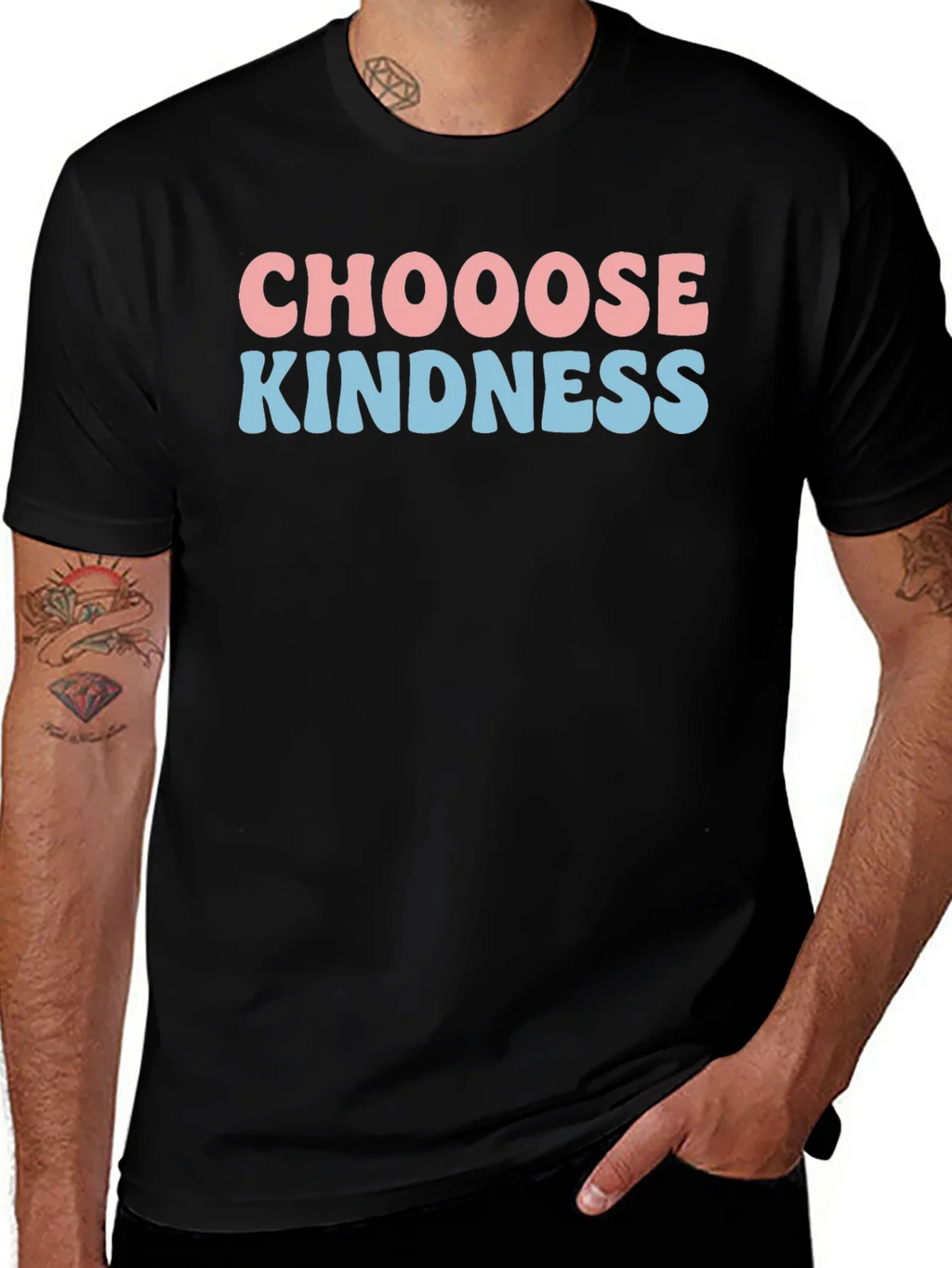 Choose Kindness T-Shirt - Black Short Sleeve product image 1