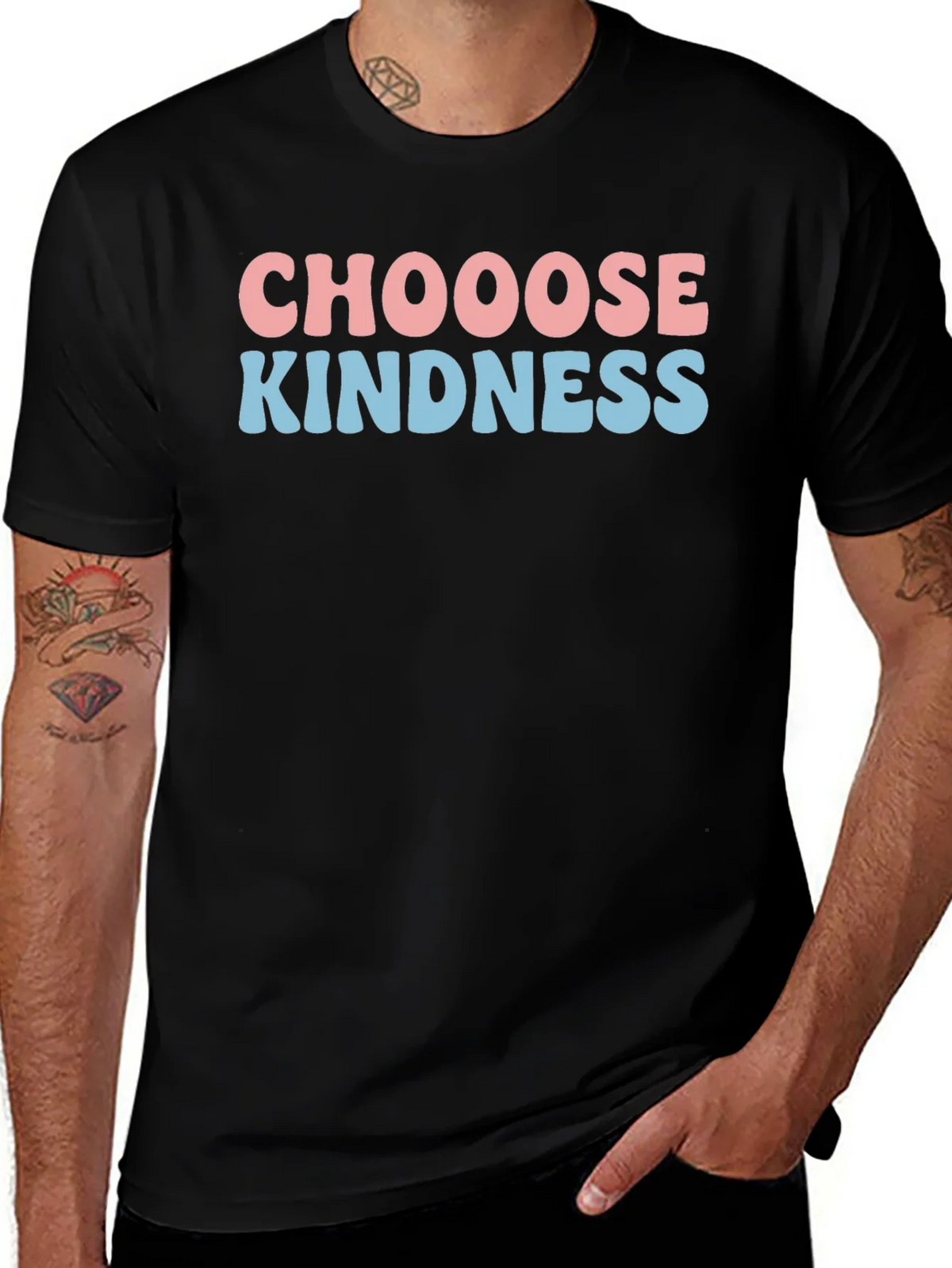 Choose Kindness T-Shirt - Black Short Sleeve product image 1