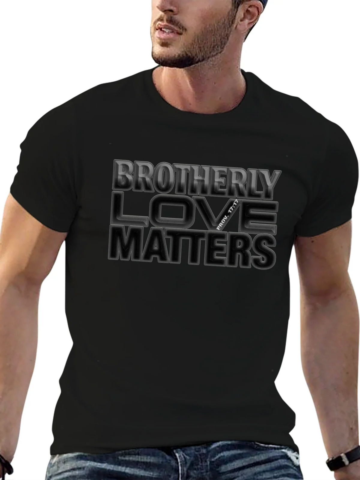 Brotherly Love Matters T-Shirt - Christian Apparel product image 9