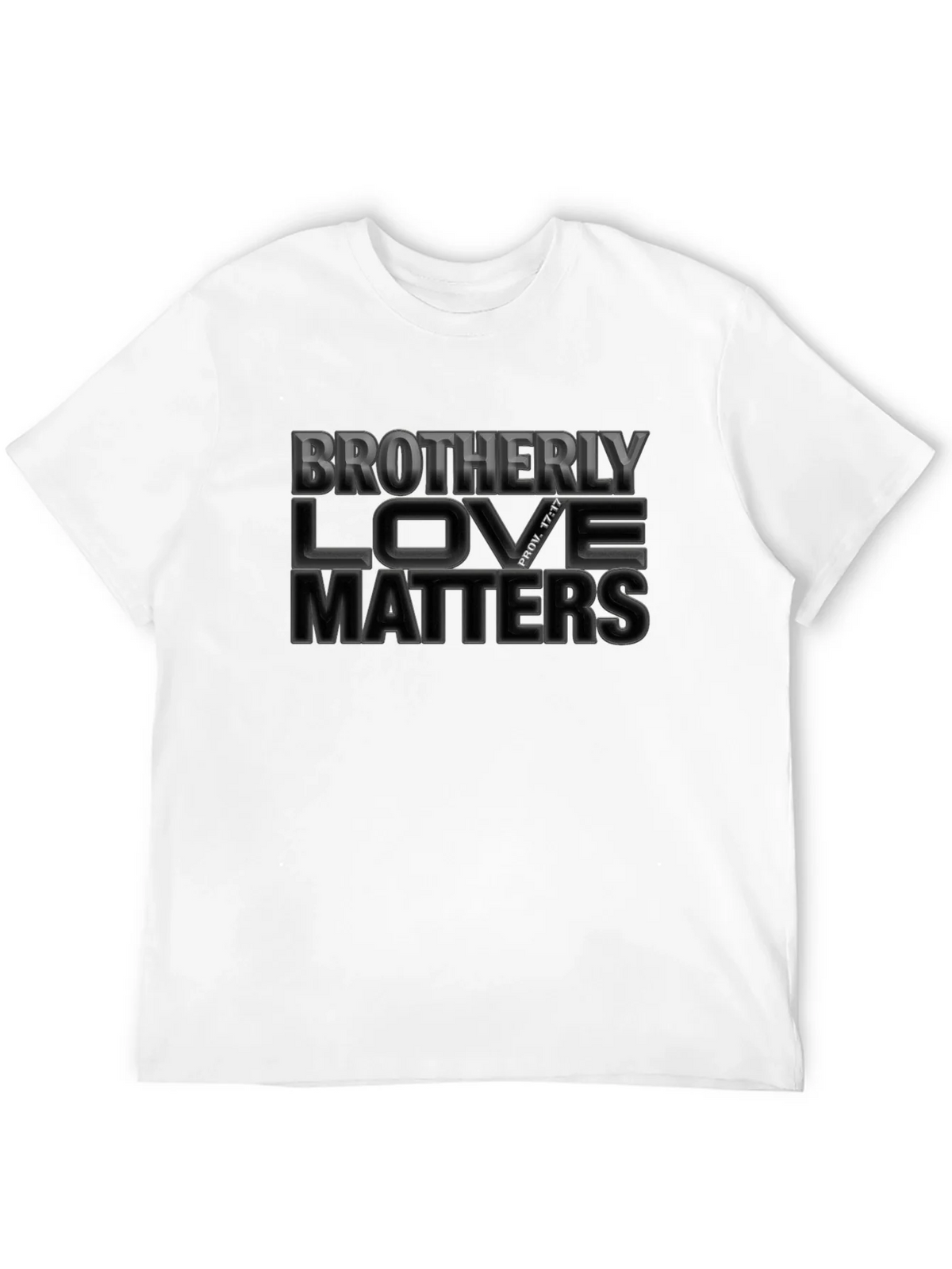 Brotherly Love Matters T-Shirt - Christian Apparel product image 3
