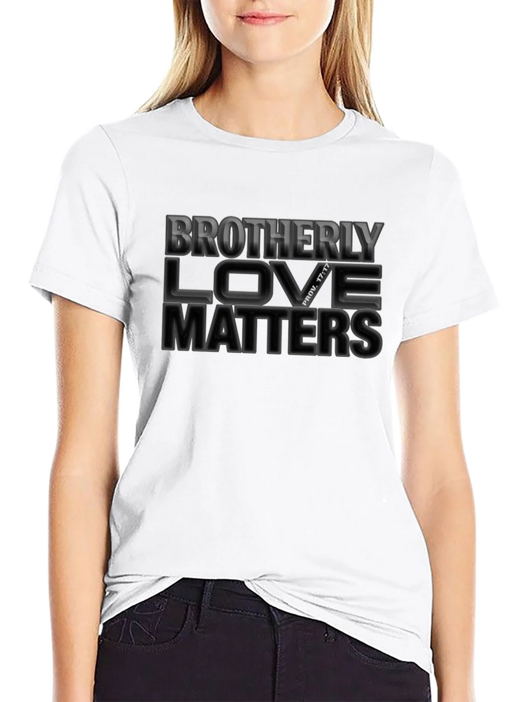 Brotherly Love Matters T-Shirt - Christian Apparel product image 11