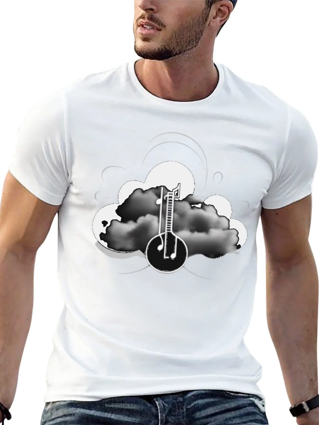 Cloud Banjo T-Shirt - Black product image 4