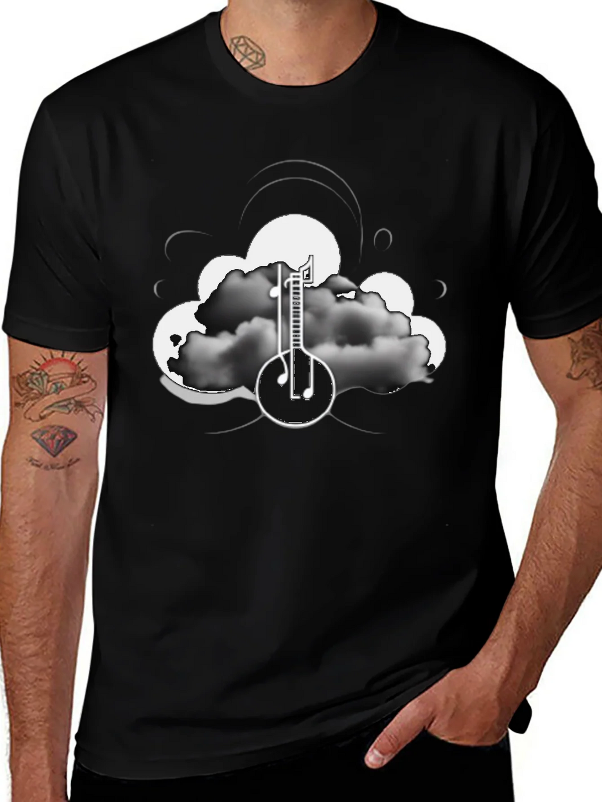 Cloud Banjo T-Shirt - Black product image 1