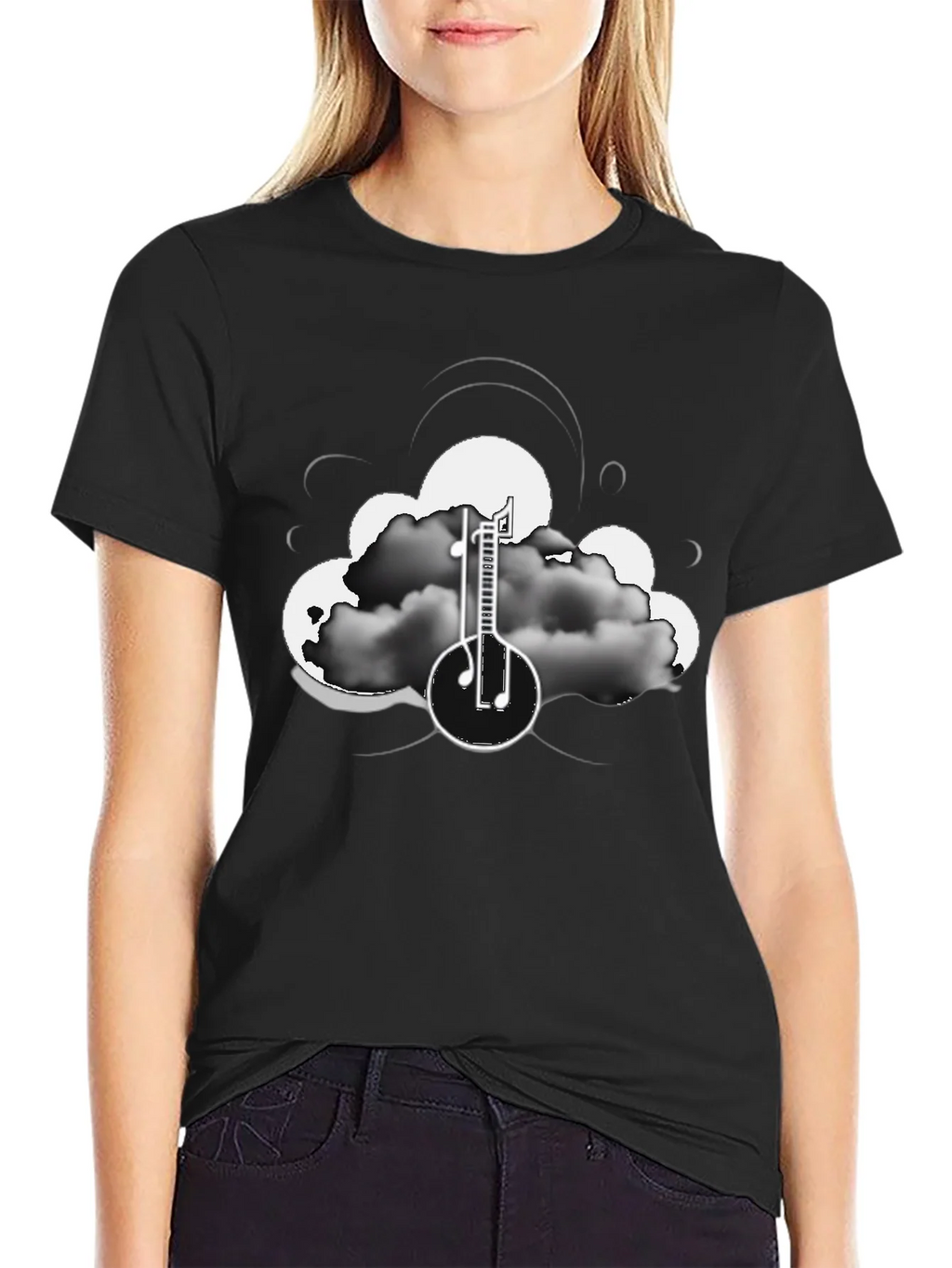 Cloud Banjo T-Shirt - Black product image 5