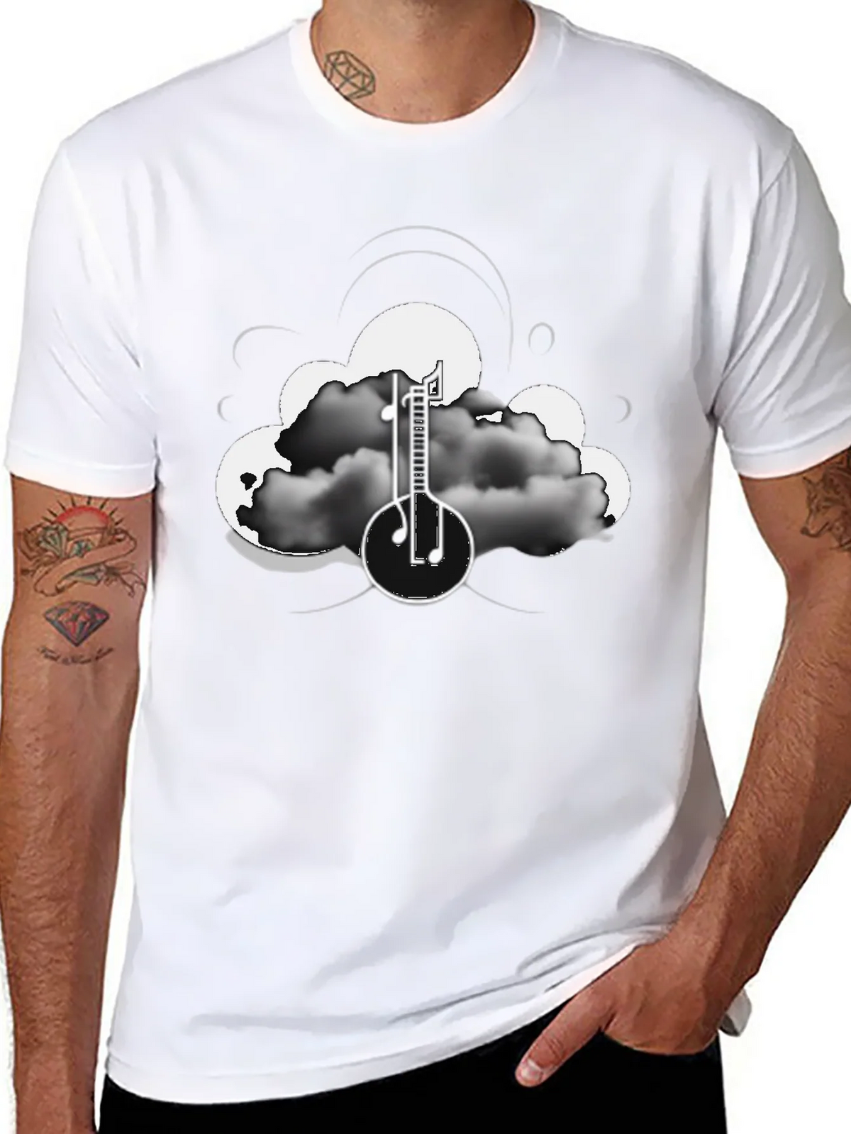 Cloud Banjo T-Shirt - Black product image 10