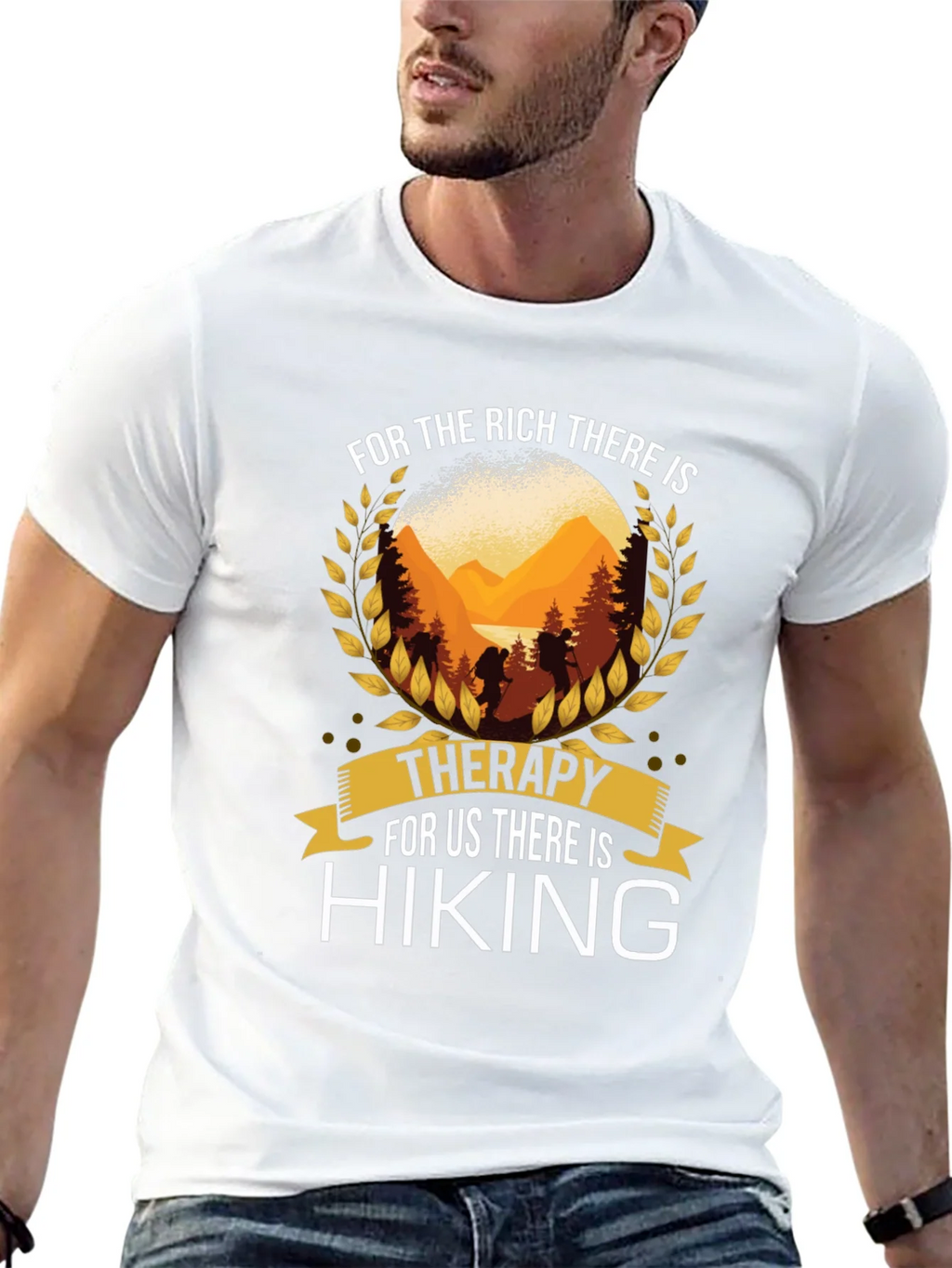 Hiking Therapy T-Shirt - Outdoor Adventure Tee product image 4