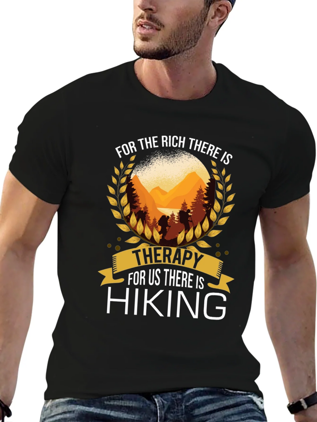 Hiking Therapy T-Shirt - Outdoor Adventure Tee product image 9