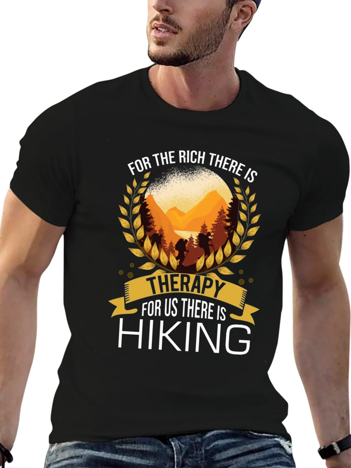 Hiking Therapy T-Shirt - Outdoor Adventure Tee product image 9