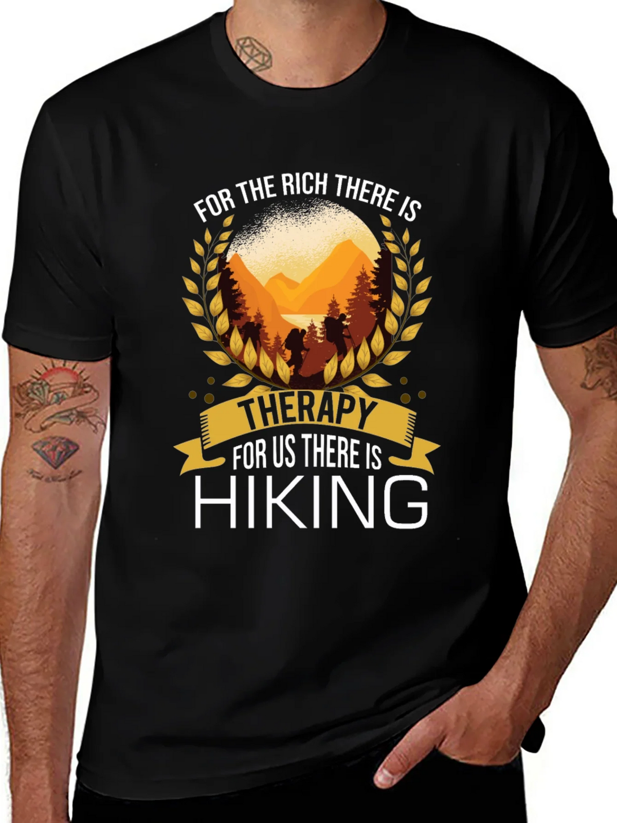 Hiking Therapy T-Shirt - Outdoor Adventure Tee product image 1