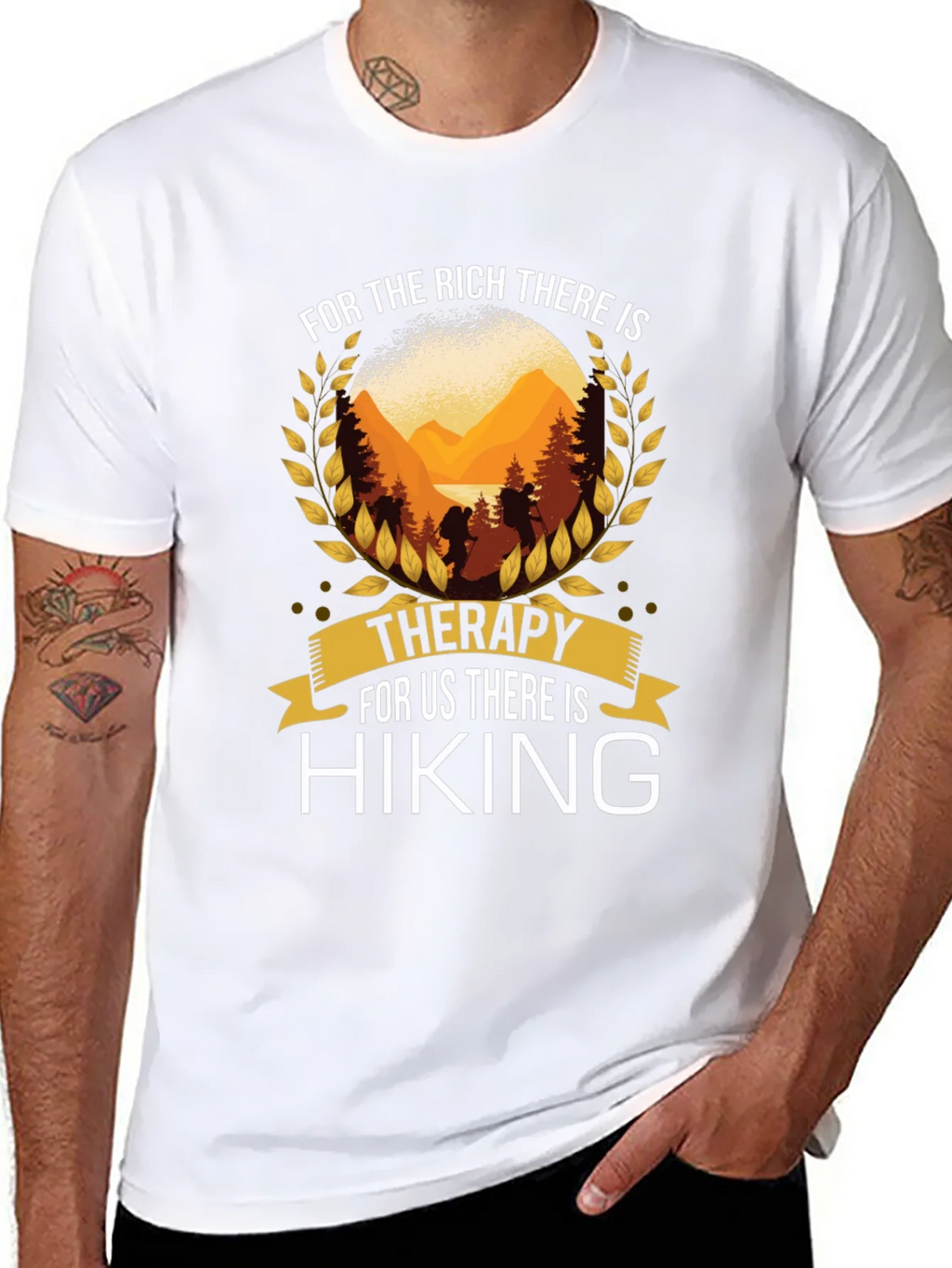 Hiking Therapy T-Shirt - Outdoor Adventure Tee product image 10