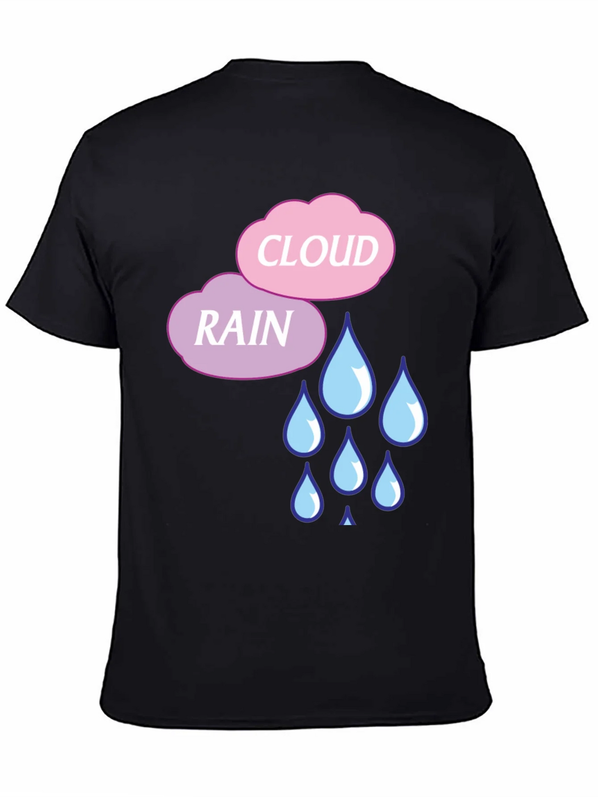 Rain Cloud Graphic T-Shirt - Cute Weather Design product image 7