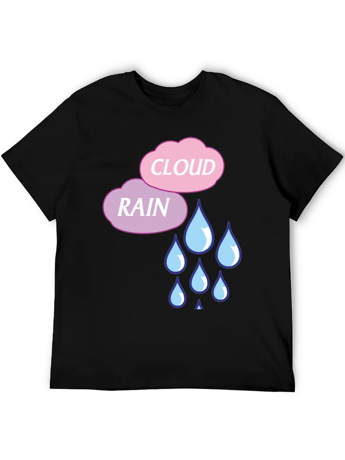 Rain Cloud Graphic T-Shirt - Cute Weather Design product image 8