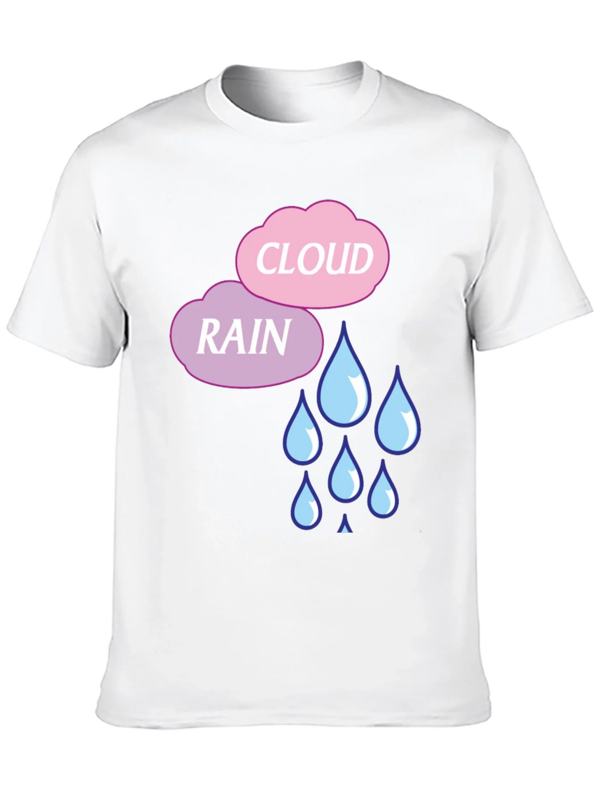 Rain Cloud Graphic T-Shirt - Cute Weather Design product image 12