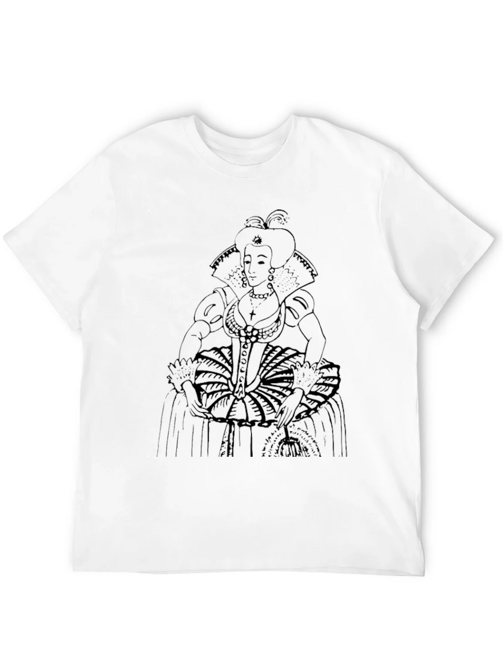 Elizabethan Era Queen Graphic Tee - Black product image 3