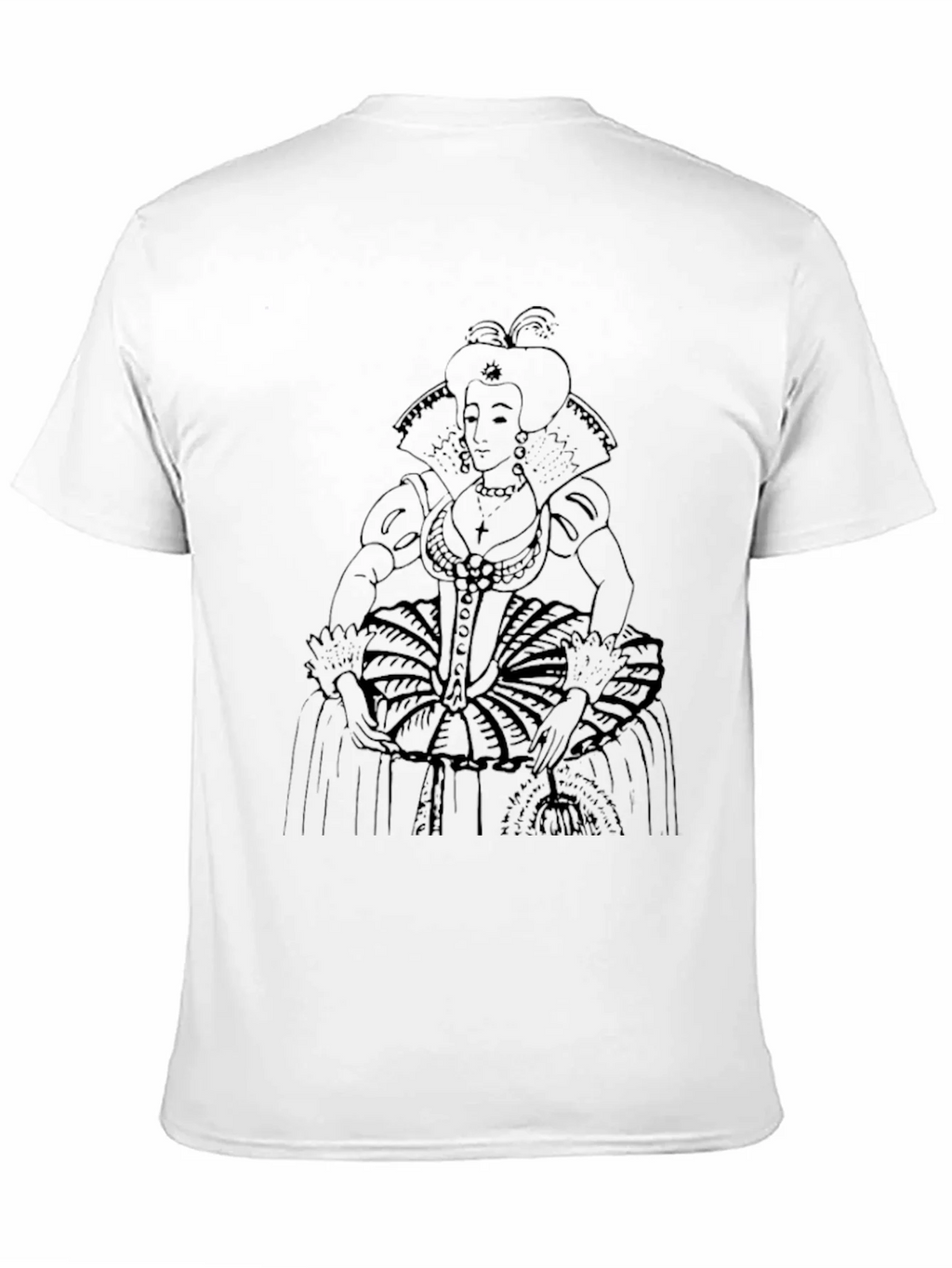 Elizabethan Era Queen Graphic Tee - Black product image 2