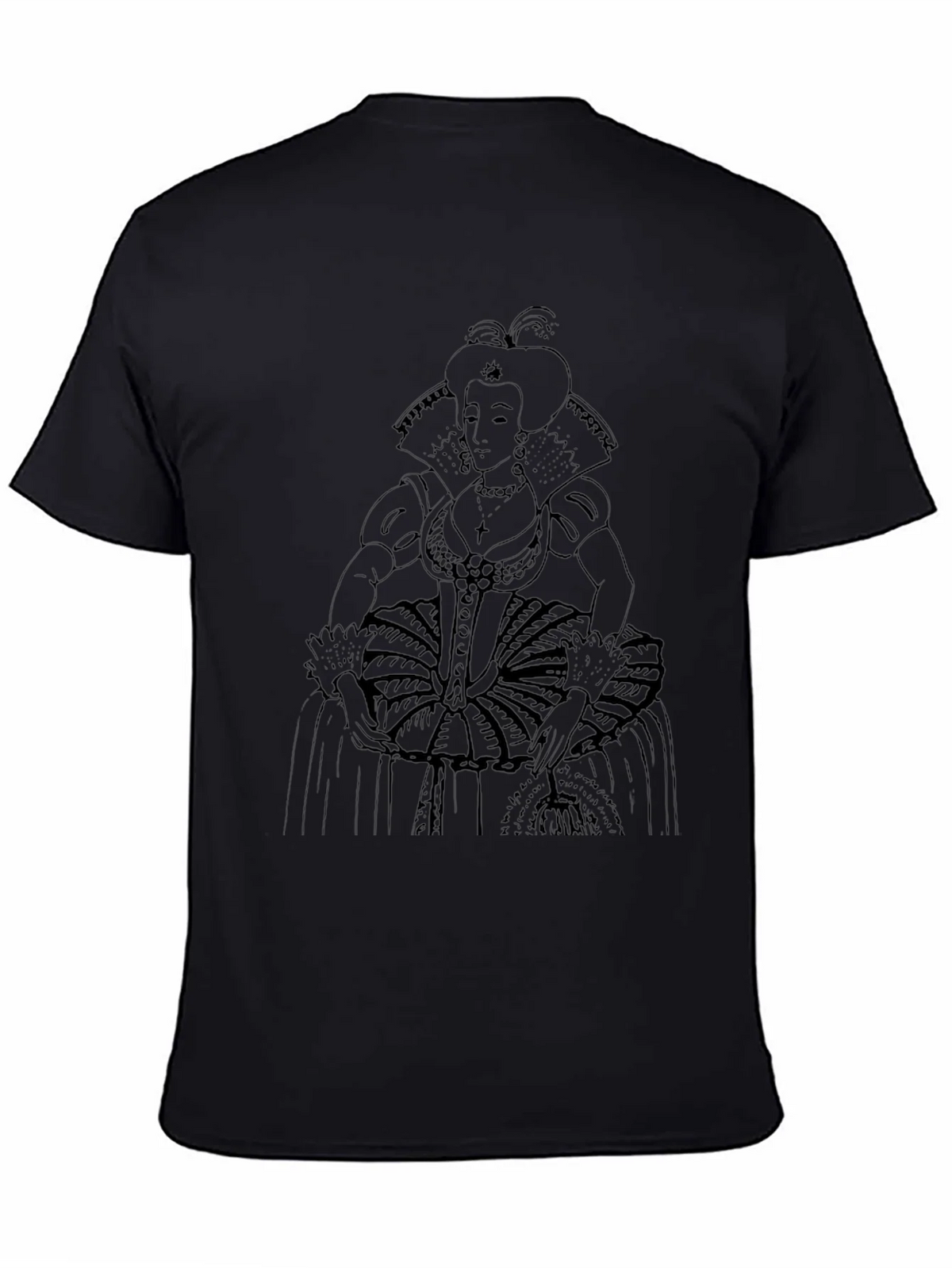Elizabethan Era Queen Graphic Tee - Black product image 6