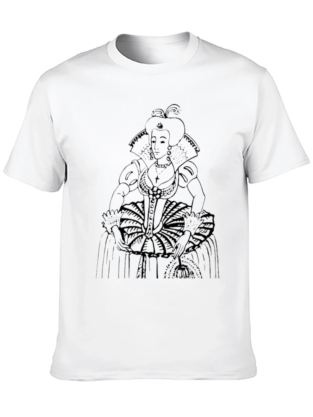 Elizabethan Era Queen Graphic Tee - Black product image 11