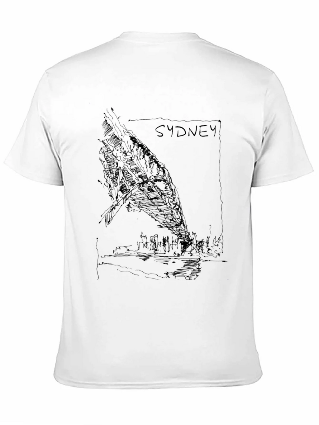 Sydney Graphic Tee - Black Unisex T-Shirt product image 2