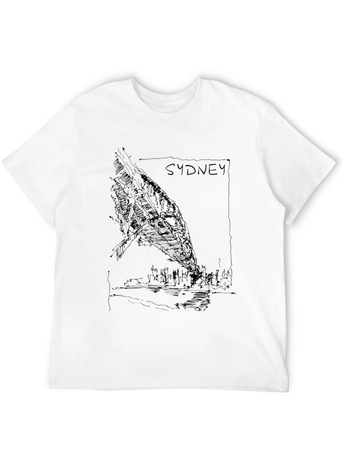Sydney Graphic Tee - Black Unisex T-Shirt product image 3
