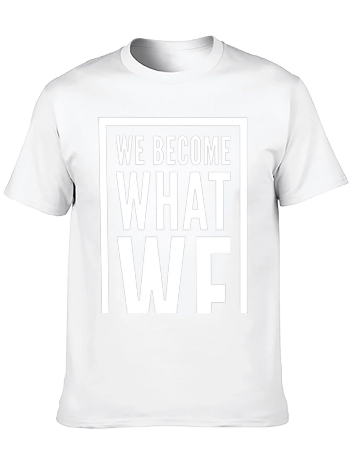 We Become What We Think About T-Shirt - Black product image 12
