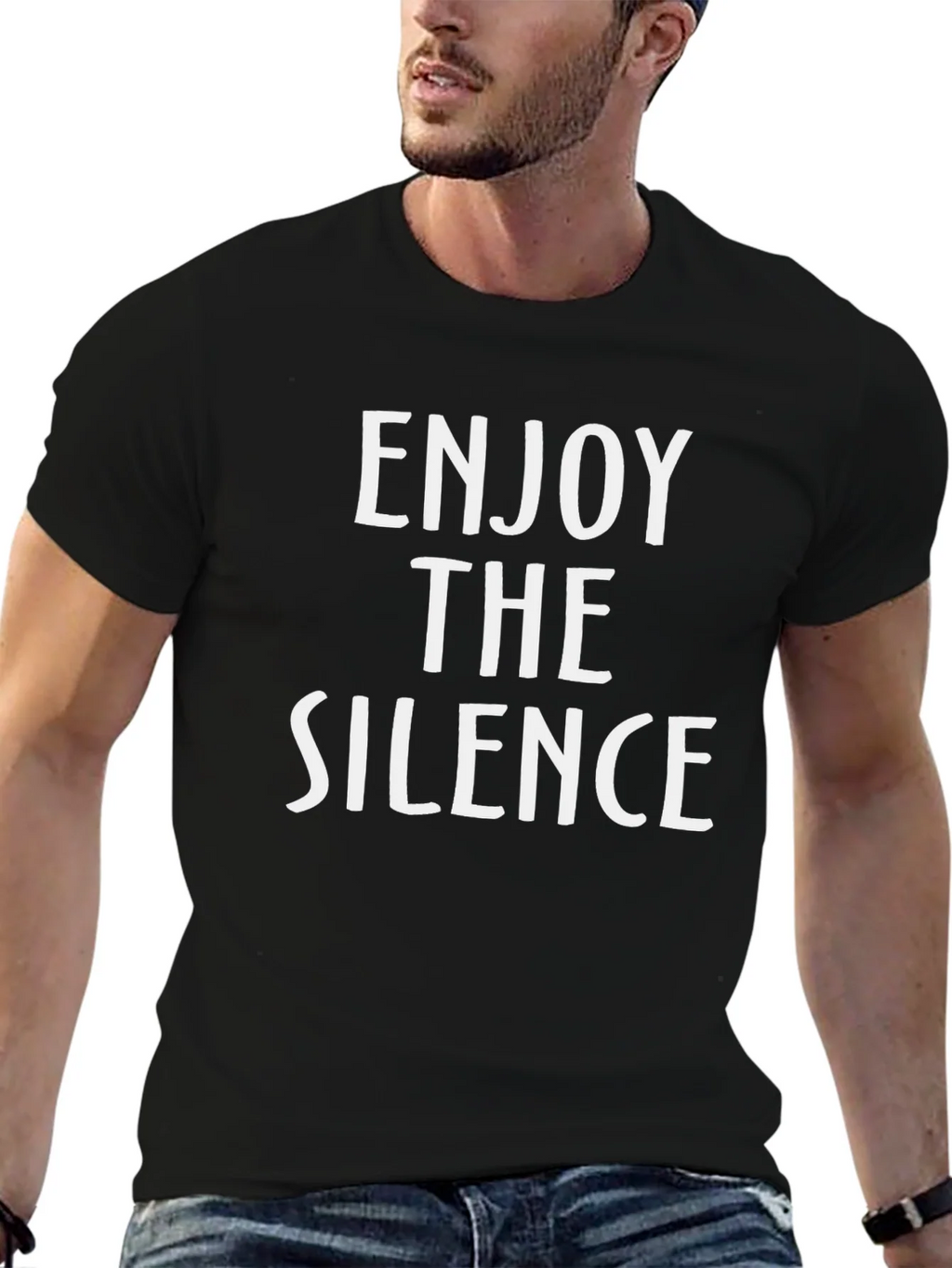 Enjoy the Silence T-Shirt - Trendy Graphic Tee product image 9