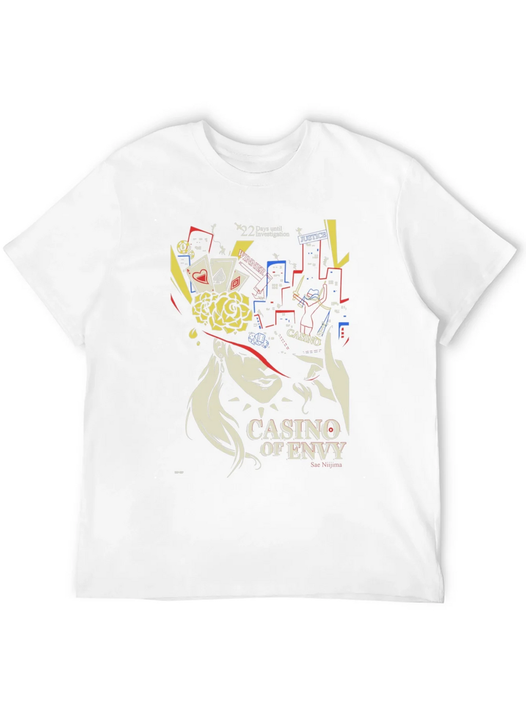 Casino of Envy Graphic T-Shirt - Sae Niijima Persona 5 product image 3