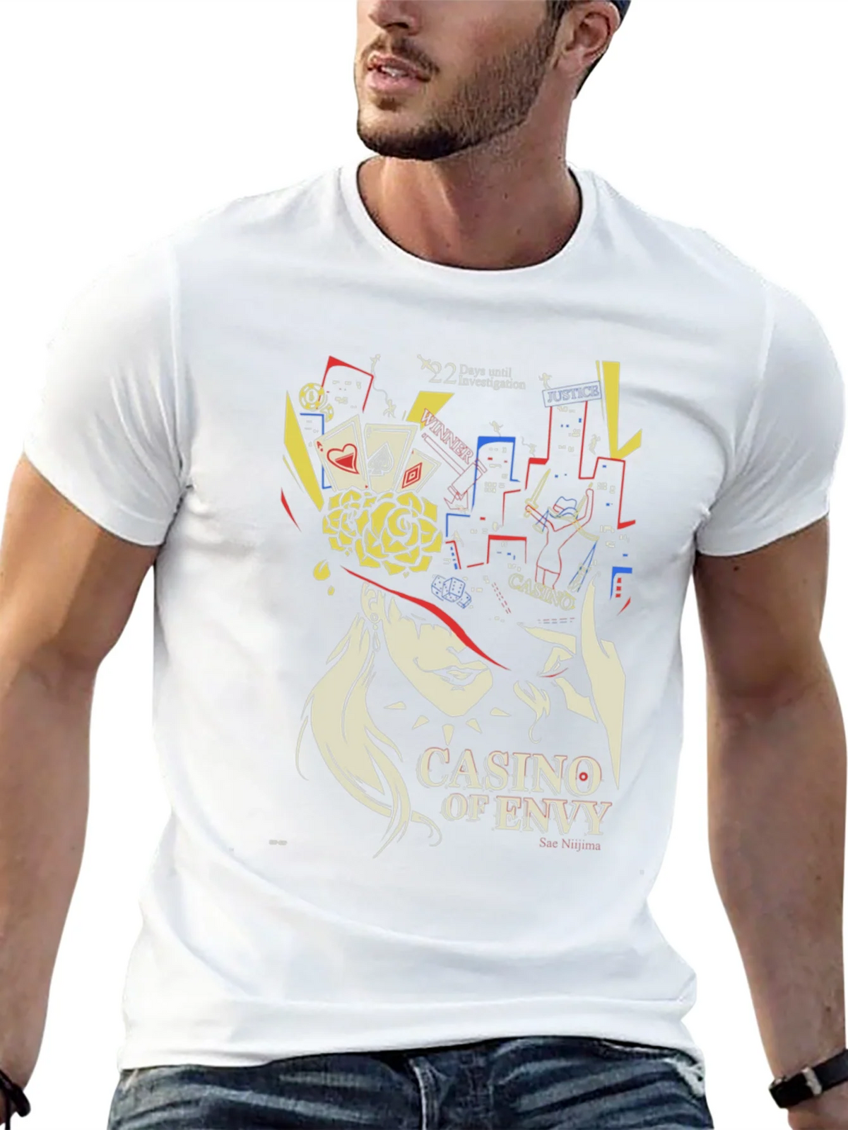 Casino of Envy Graphic T-Shirt - Sae Niijima Persona 5 product image 4