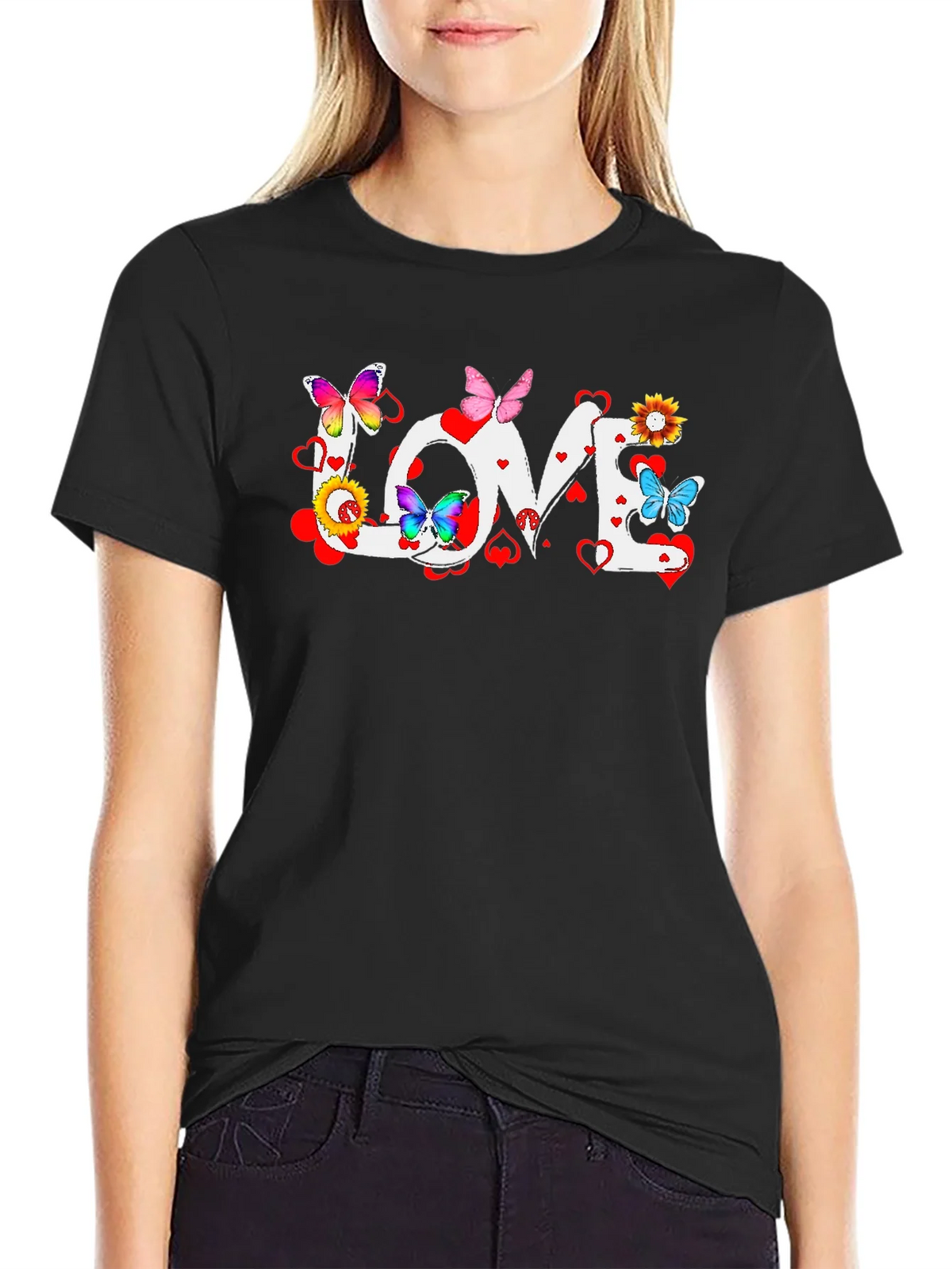 Love Butterflies Graphic Tee product image 5