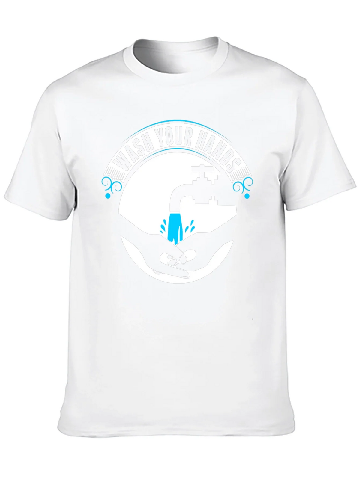 Wash Your Hands Graphic Tee - Black product image 12