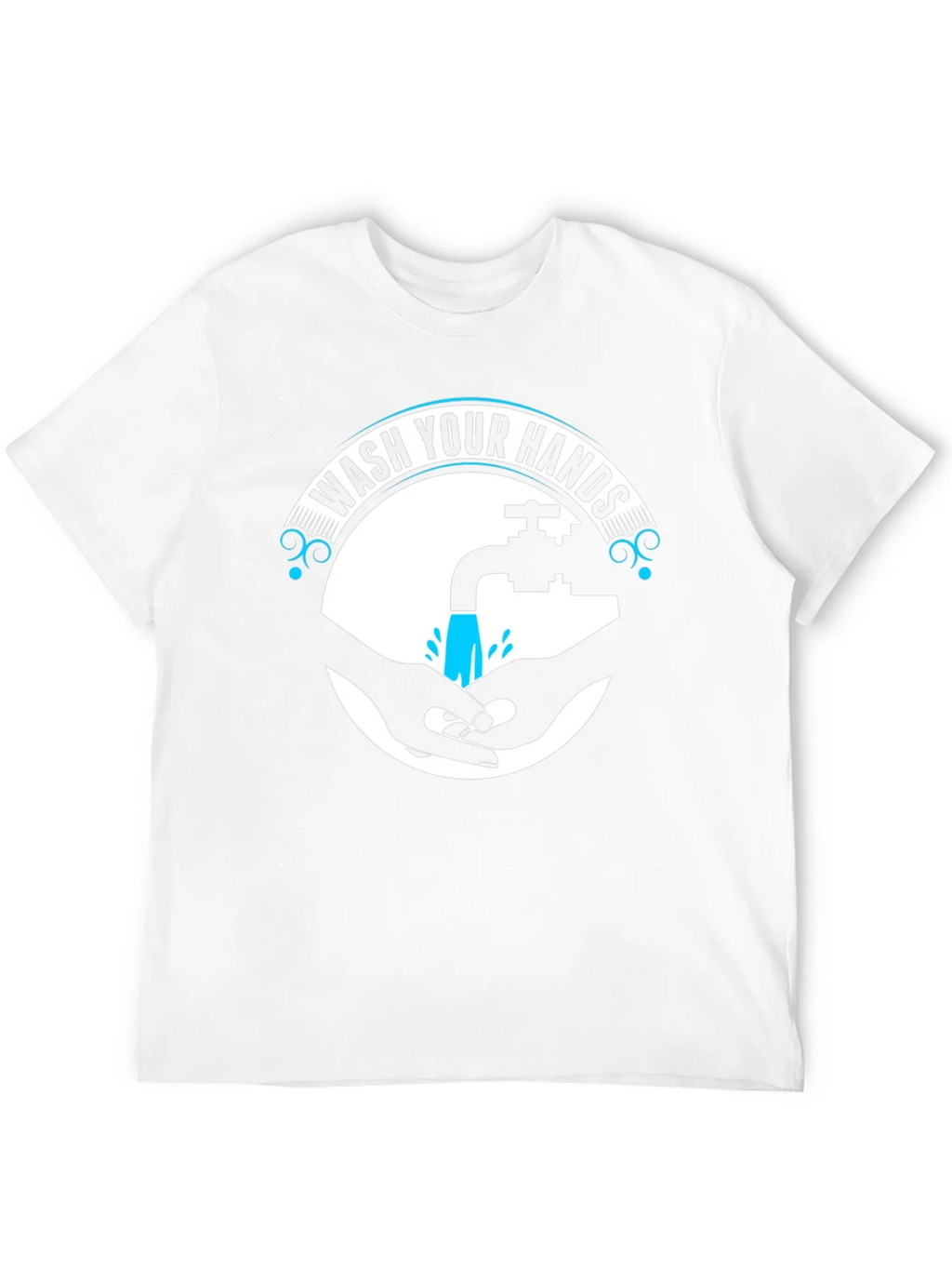 Wash Your Hands Graphic Tee - Black product image 3