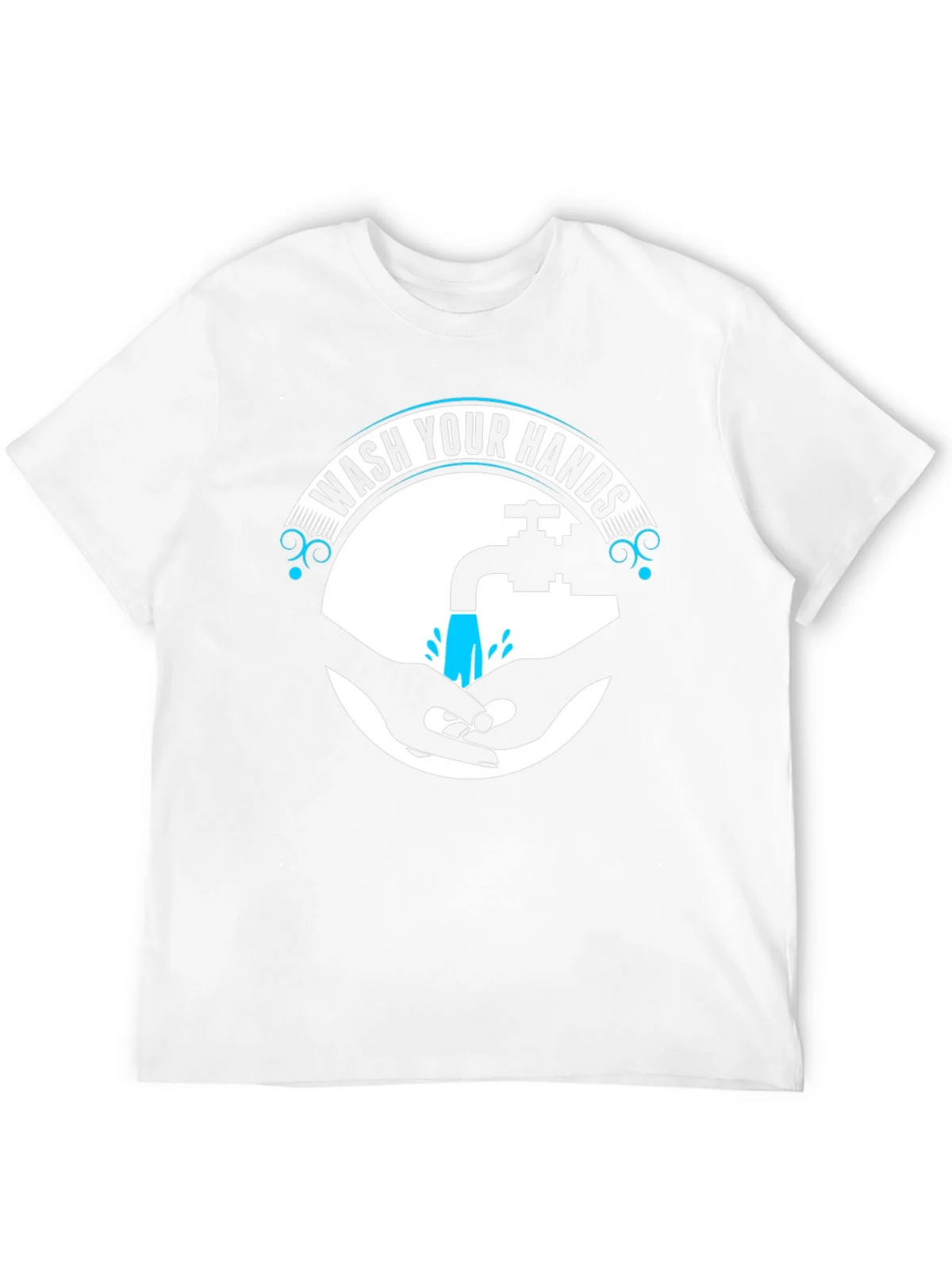 Wash Your Hands Graphic Tee - Black product image 3